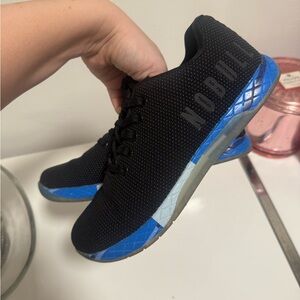 NOBULL Women's Black and Blue Athletic Shoes